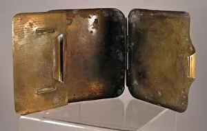 Images Dated 31st January 2012: German cigarette case in brass, WW1