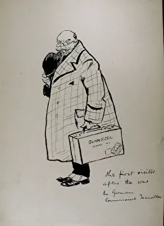 Images Dated 7th May 2009: German Commercial Traveller - WWI humour