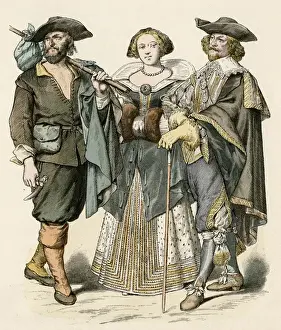 Doublet Prints: German Costume C. 1650