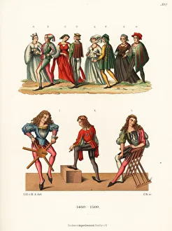 Images Dated 15th November 2019: German costumes from the late 15th century