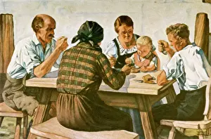 Dinner Prints: German Country Dinner