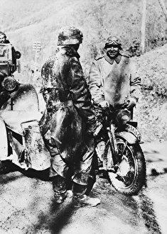 Mercedes Gallery: German despatch riders WWII