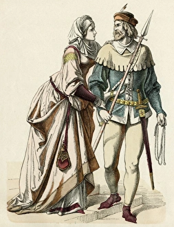 Piked Collection: German Dress C14Th
