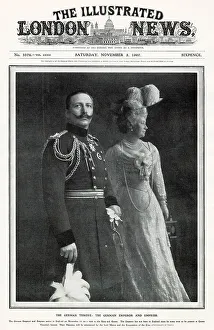 Schleswig Prints: German Emperor and Empress Visiting England 1907