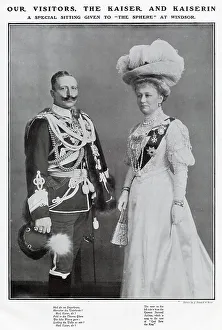 German Emperor and Empress Visiting England 1907