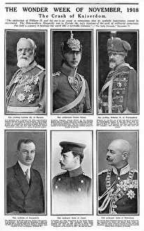 German ex-royalty following end of First World War