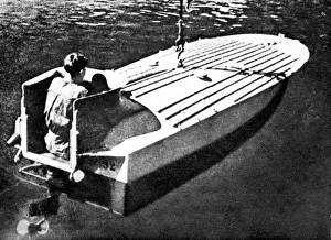 Controlled Prints: German Explosive Motorboat; Second World War, 1944