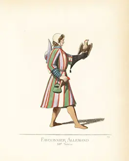 German falconer, 13th century