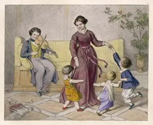 Papa Prints: German Family at Play
