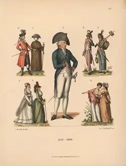 German fashions from 1792 to 1800