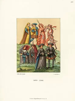 Hefner Gallery: German fashions of the late 15th century