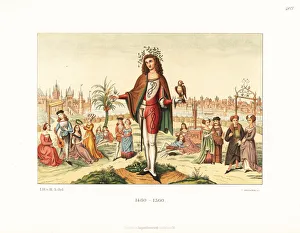 Images Dated 15th November 2019: German fashions of the late 15th century