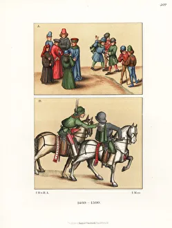 Images Dated 15th November 2019: German fashions of the late 15th century