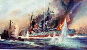 Lacy Gallery: German fighting ship in Battle of Jutland, WW1