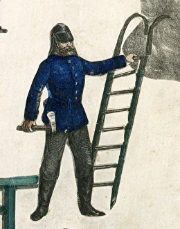 Images Dated 15th July 2016: German firemen scrap