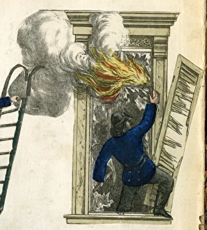 Images Dated 15th July 2016: German firemen scrap