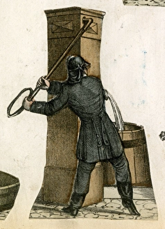 Images Dated 15th July 2016: German firemen scrap