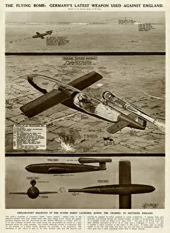 German flying bomb by G. H. Davis