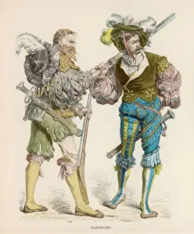 German foot soldiers