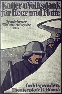 Fundraising Gallery: German fundraising poster, WW1