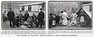 Images Dated 9th June 2020: German gipsies at their Glasgow encampment