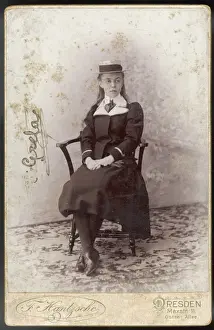 Gigot Prints: German Girl Photo 1890S