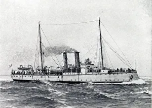 Gunboat Prints: German gunboat, SMS Iltis