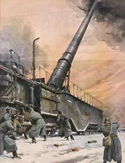 Targets Prints: German Guns, Leningrad