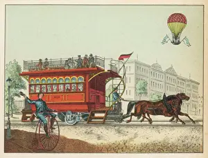 Penny Prints: German Horse Tram C1880