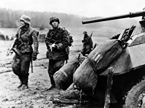 German infantry during Ardennes counter-offensive 1944
