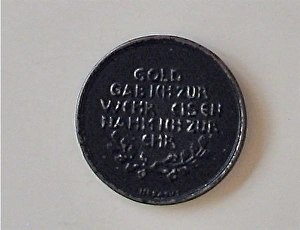 Images Dated 25th March 2011: A German iron commemorative medal - 1916