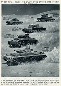 Panzer Prints: German and Italian tanks in Libya by G. H. Davis