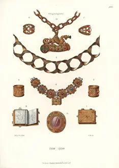 Rings Prints: German jewelry, early 16th century