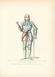 German knight in armor, 15th century