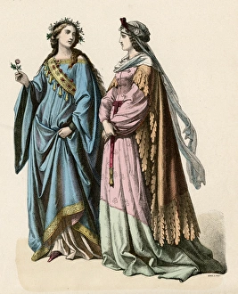 Houppelande Collection: German Ladies 1425