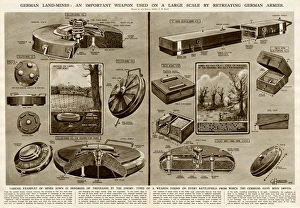 Teller Collection: German land mines by G. H. Davis