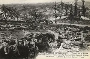 Devastated Prints: The German line of defence - Battle of the Somme - WWI
