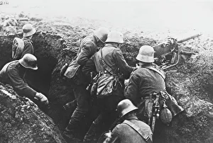 Trench Collection: German machine gun WWI