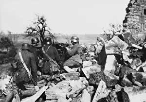 German machine gun WWI