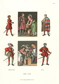 Doublet Prints: German male costume of the first half of the 16th century