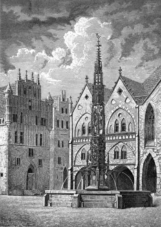 Marketplace Prints: German Medieval M. Place