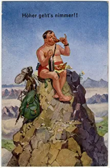 Images Dated 11th November 2016: German Mountaineer hitting the heights of satisfaction