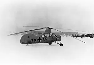 German Navy Experimental Flettner Fl-265 Synchropter Hel?