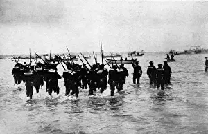 Remained Prints: German navy on landing manouevres