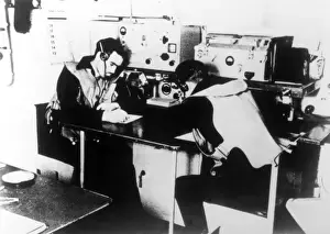 German Navy Signal Room