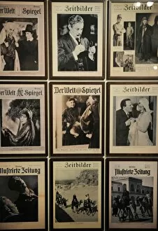 Images Dated 17th January 2012: German newspapers during the Weimar Republic. Jewish Museum