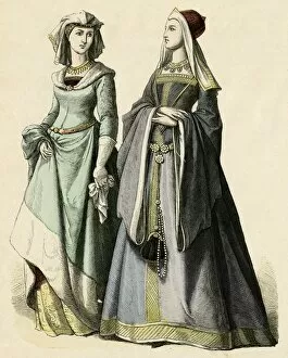 Kirtle Collection: German Noblewomen C15Th