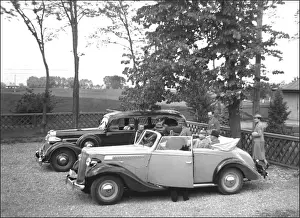 Packard Prints: German officials in Packard cars
