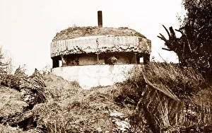 German pillbox at Builecourt during the First World War