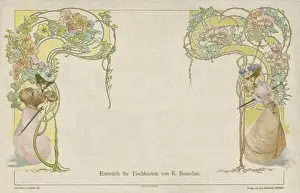 Stem Prints: German place card design